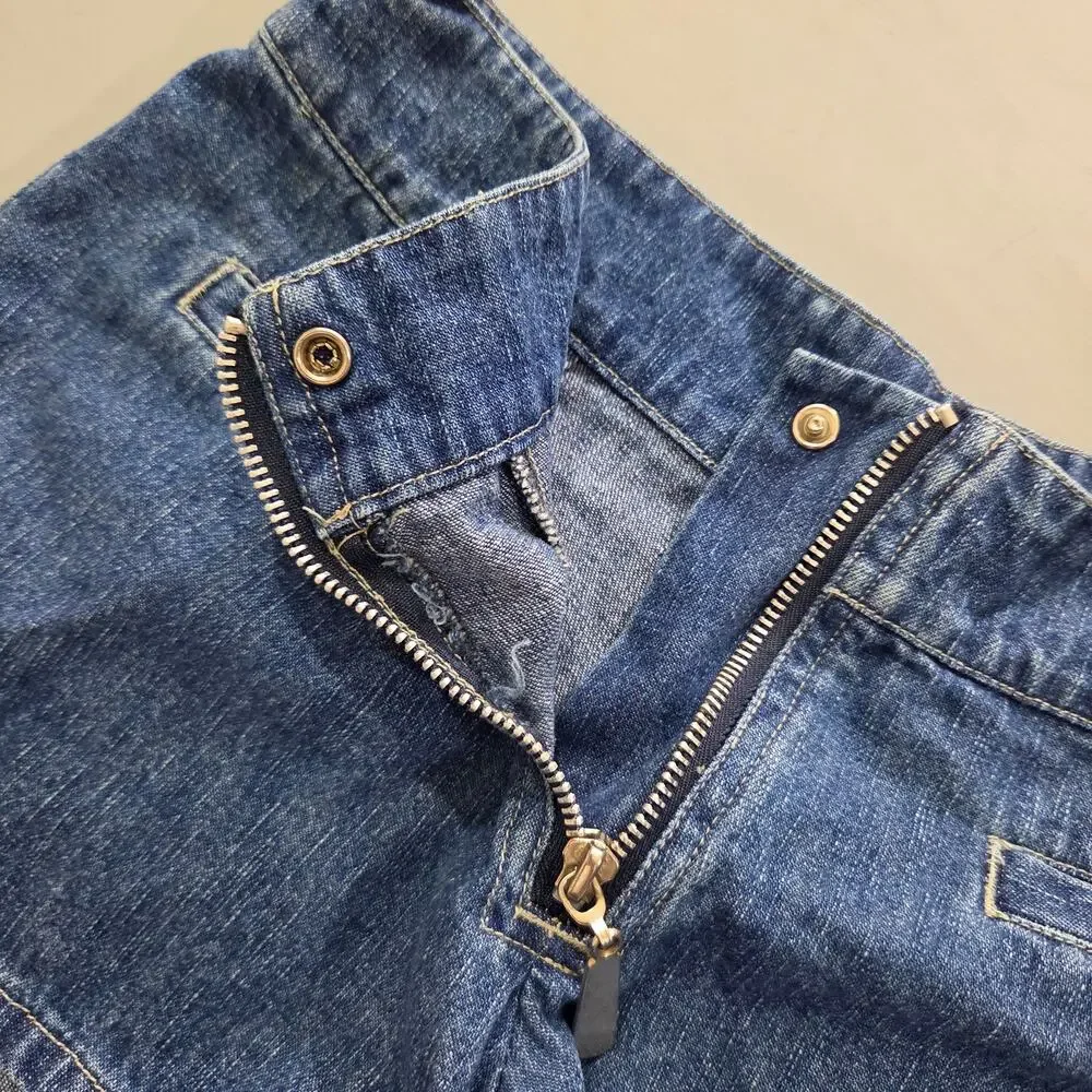 Diva Doll by Lee Denim Jean Shorts Junior 5 Womens XS Low Rise Y2K Festival